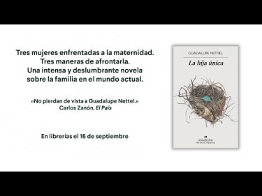 LA HIJA ÚNICA de Guadalupe Nettel - Booktrailer