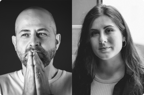 Matías Miguel Clemente y Laura Ramos en el Festival Oh Poetry