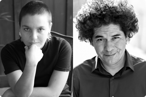 Juan Pablo Villalobos y Núria Bendicho en Kosmopolis 25