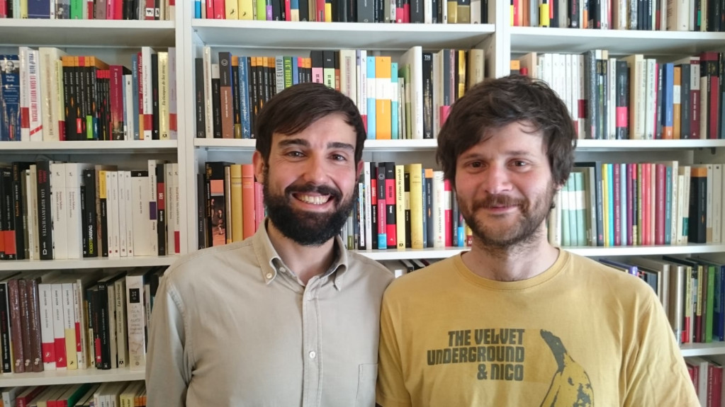 Un café con Alfonso y Gonzalo, de la librería Tipos Infames