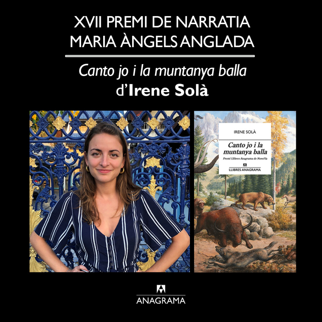 Irene Solà guanya el XVII Premi de narrativa Maria Àngels Anglada