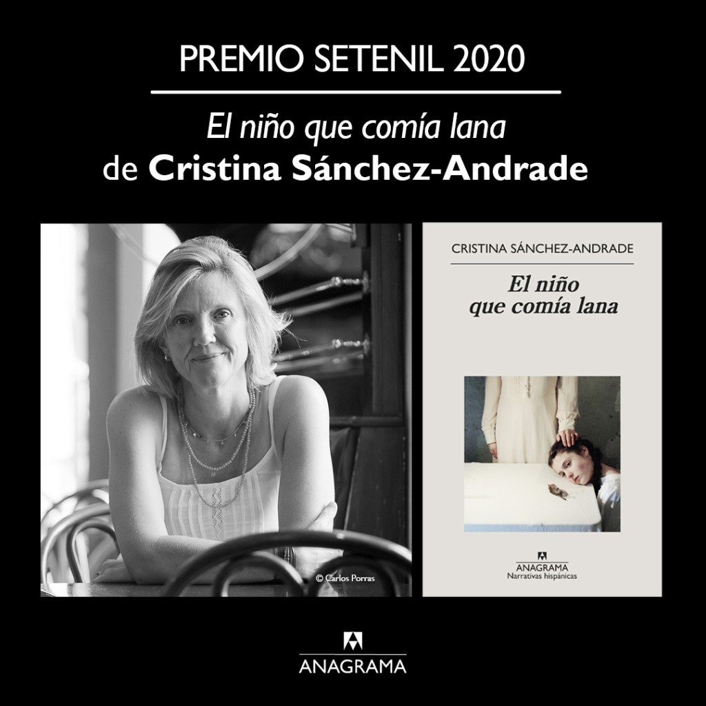 Cristina Sánchez-Andrade gana el XVII Premio Setenil al mejor libro de relatos publicado en España 2020 con su obra El niño que comía lana