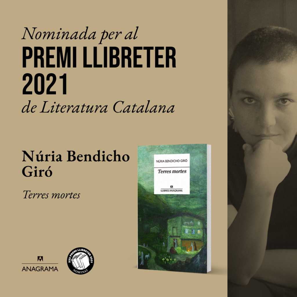 Núria Bendicho Giró, nominada per al XXII Premi Llibreter de Literatura Catalana