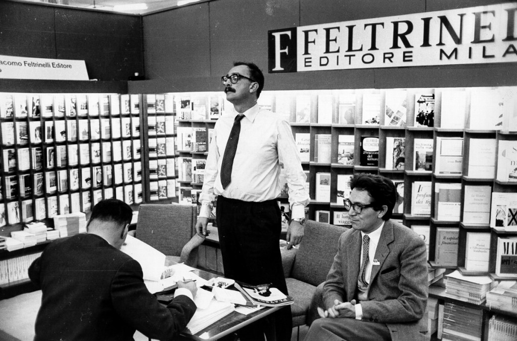 Giangiacomo Feltrinelli en la Feria del libro de Frankfurt, 1959