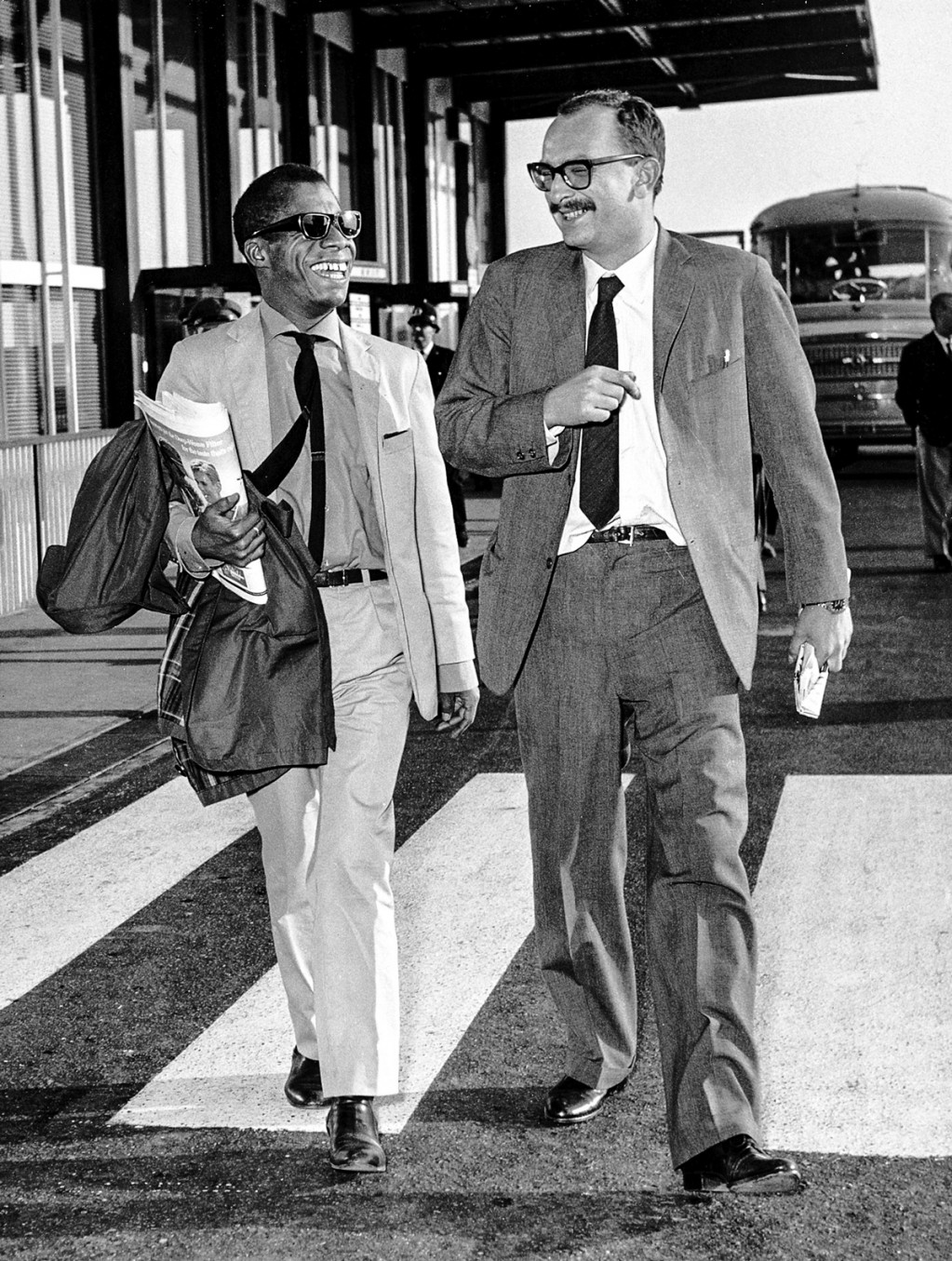 James Baldwin y Giangiacomo Feltrinelli