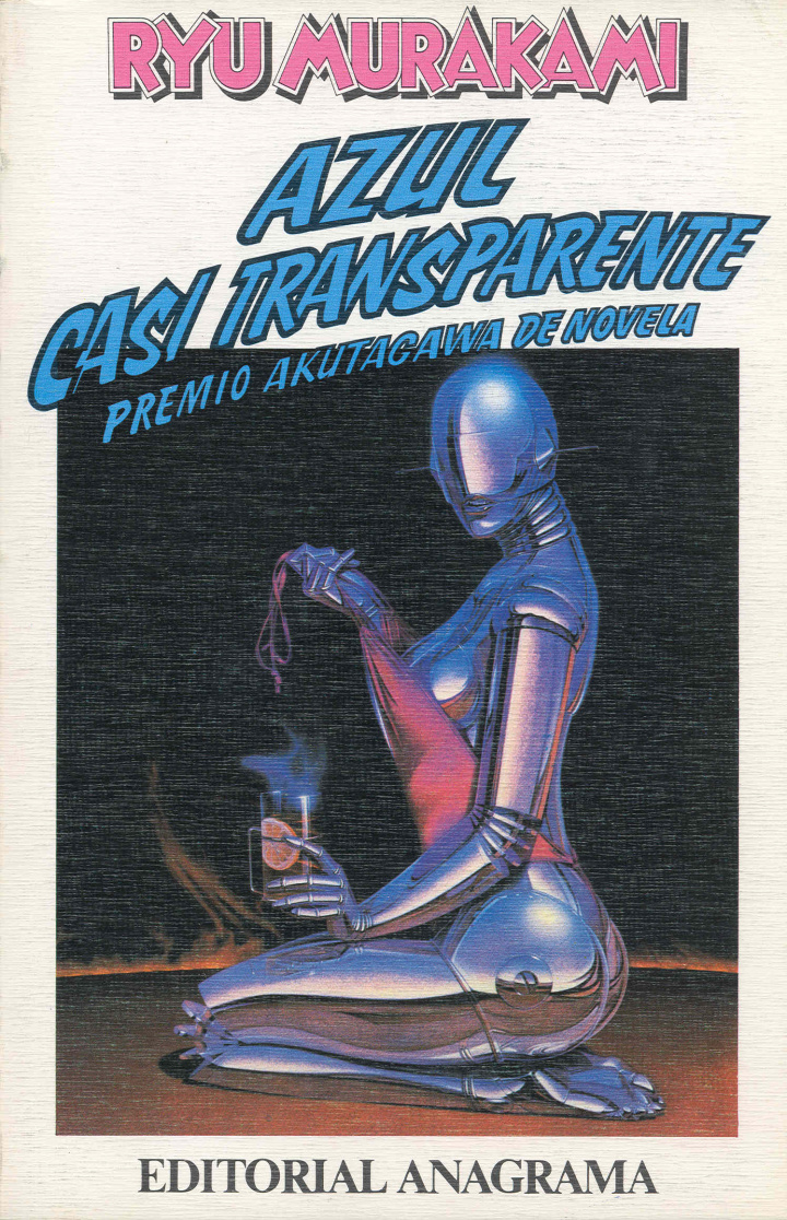 Azul casi transparente