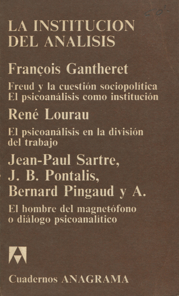 La institución del análisis