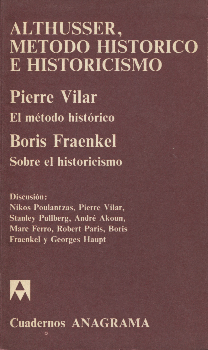 Althusser, método histórico e historicismo
