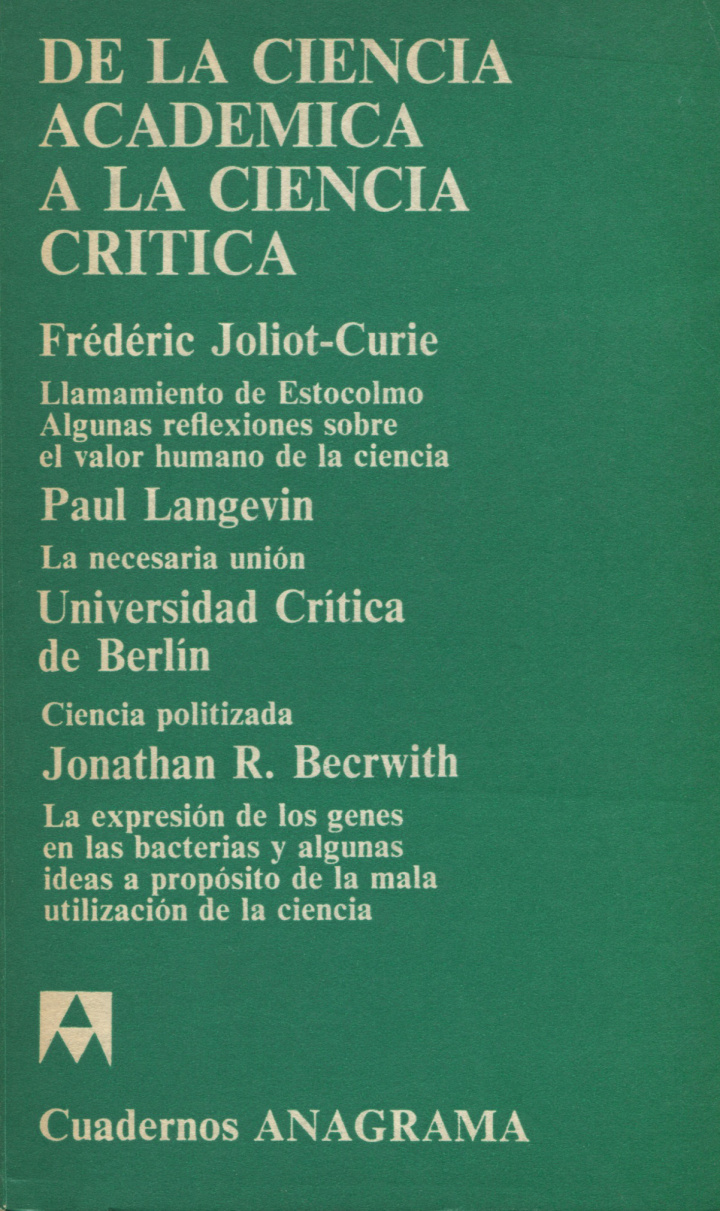 De la ciencia académica a la ciencia crítica