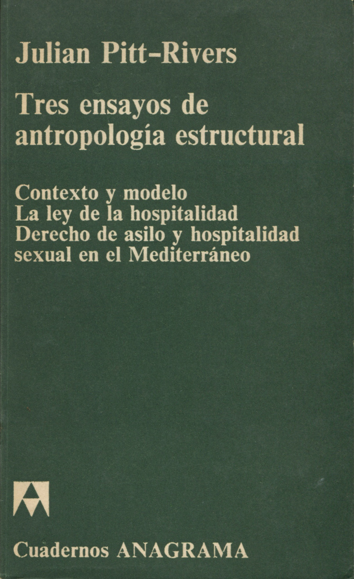 Tres ensayos de antropología estructural