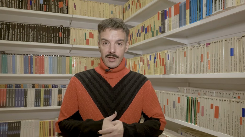 En la biblioteca con Javier Giner