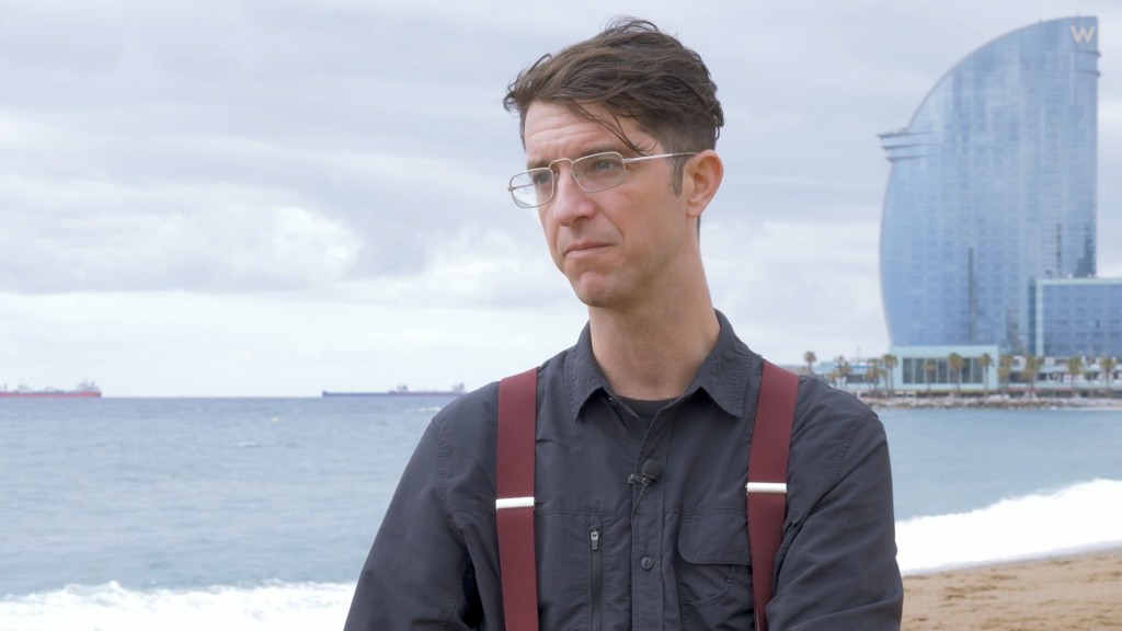 En la playa con Vincenzo Latronico